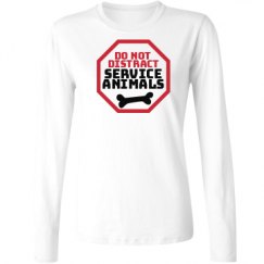 Ladies Relaxed Fit Basic Long Sleeve Tee