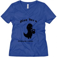 Ladies Relaxed Fit V-Neck Tee