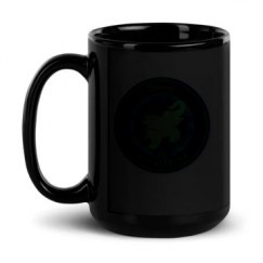 15oz Black Glossy Mug