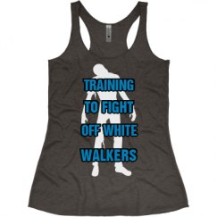 Ladies Slim Fit Super Soft Racerback Triblend Tank