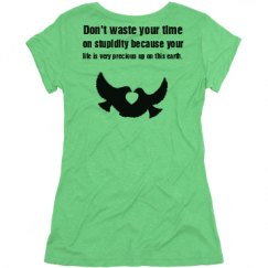 Ladies Slim Fit Super Soft Triblend Tee