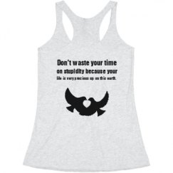 Ladies Slim Fit Super Soft Racerback Triblend Tank