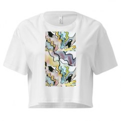 Ladies Festival Cali Crop Top Tee