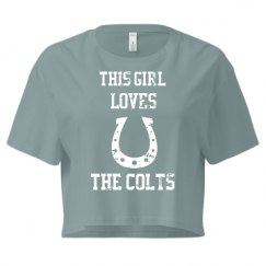 Ladies Festival Cali Crop Top Tee