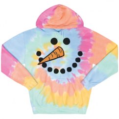 Unisex Tie-Dye Fleece Hoodie