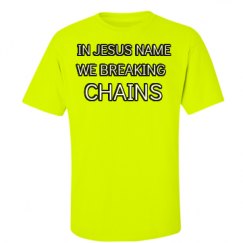 Unisex Ultra Cotton Safety Neon Crewneck Tee