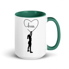 15oz Ceramic Mug with Color Inside