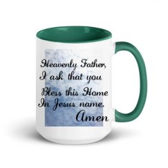 15oz Ceramic Mug with Color Inside