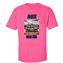 Unisex Ultra Cotton Safety Neon Crewneck Tee