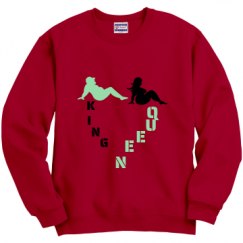 Unisex Film and Foil Crewneck Sweatshirt