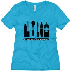 Ladies Relaxed Fit V-Neck Tee