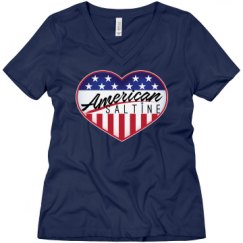 Ladies Relaxed Fit V-Neck Tee