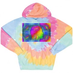 Unisex Tie-Dye Fleece Hoodie