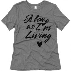 Ladies Relaxed Fit Super Soft Triblend Tee