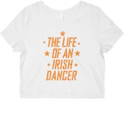 Ladies Slim Fit Crop Top Tee