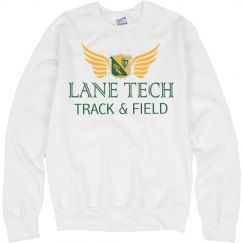LT Track Unisex Hanes Cotton Crewneck Sweatshirt