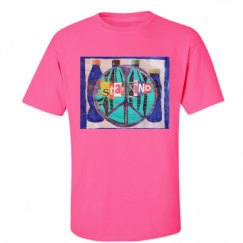 Unisex Ultra Cotton Safety Neon Crewneck Tee