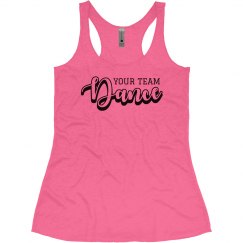 Cursive Dance Custom Team