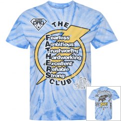 THE FATHERS CLUB TIE-DYE GRAPHIC TEE (SILVER)