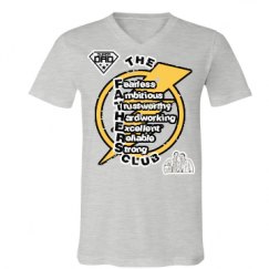 Unisex V-Neck Jersey Tee