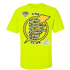 Unisex Ultra Cotton Safety Neon Crewneck Tee