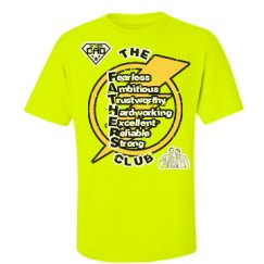 Unisex Ultra Cotton Safety Neon Crewneck Tee