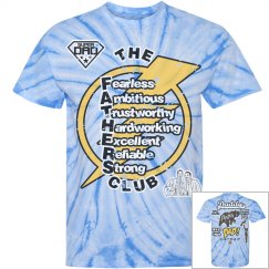 THE FATHERS CLUB TIE-DYE GRAPHIC TEE (COLUMBIA)