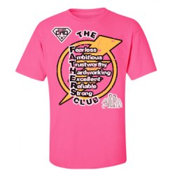 Unisex Ultra Cotton Safety Neon Crewneck Tee