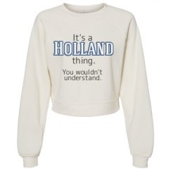 Women's Raglan Pullover Fleece