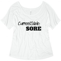 Current State: Sore