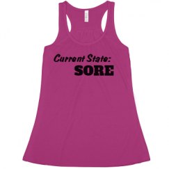 Ladies Flowy Racerback Tank