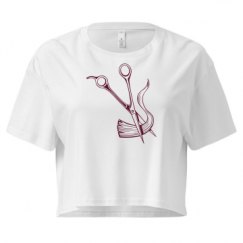 Ladies Festival Cali Crop Top Tee