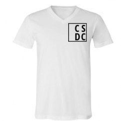 Unisex V-Neck Jersey Tee