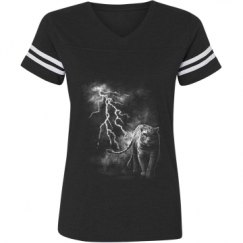 Ladies Relaxed Fit Vintage Sports Tee