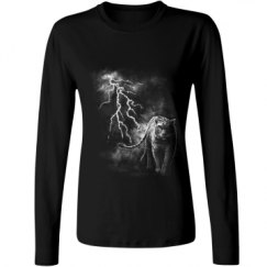 Ladies Relaxed Fit Basic Long Sleeve Tee