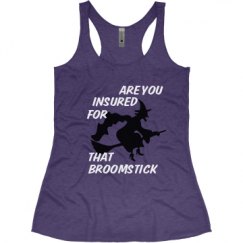 Ladies Slim Fit Super Soft Racerback Triblend Tank