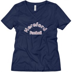 Ladies Relaxed Fit V-Neck Tee