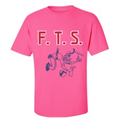 Unisex Ultra Cotton Safety Neon Crewneck Tee