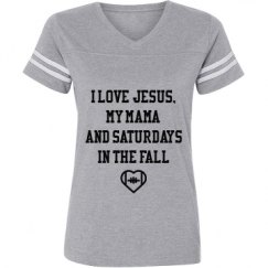 Ladies Relaxed Fit Vintage Sports Tee