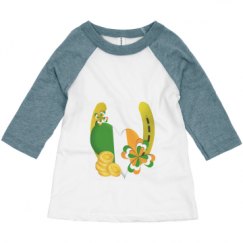 Toddler 3/4 Sleeve Raglan Tee