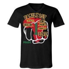 Unisex V-Neck Jersey Tee