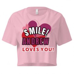 Ladies Festival Cali Crop Top Tee