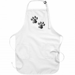 Cute Dog Cat Paw Prints Pattern
