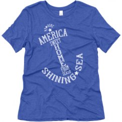 Ladies Relaxed Fit Super Soft Triblend Tee