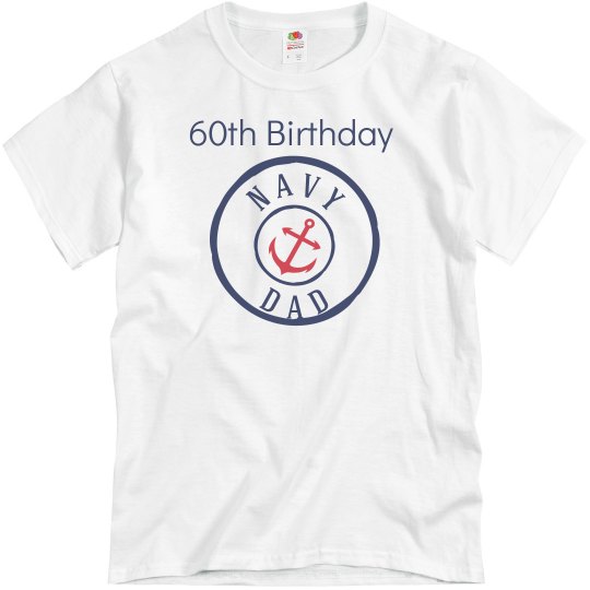 60th birthday navy dad