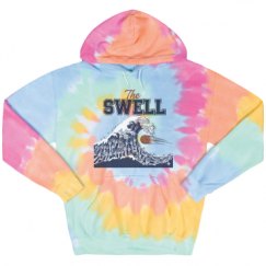 Unisex Tie-Dye Fleece Hoodie