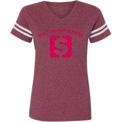 Ladies Relaxed Fit Vintage Sports Tee
