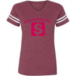 Ladies Relaxed Fit Vintage Sports Tee