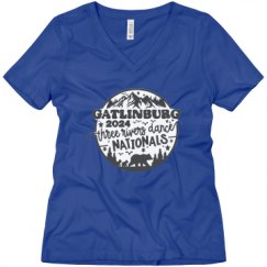 Ladies Relaxed Fit V-Neck Tee