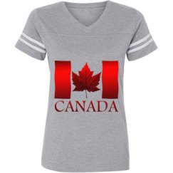 Ladies Relaxed Fit Vintage Sports Tee